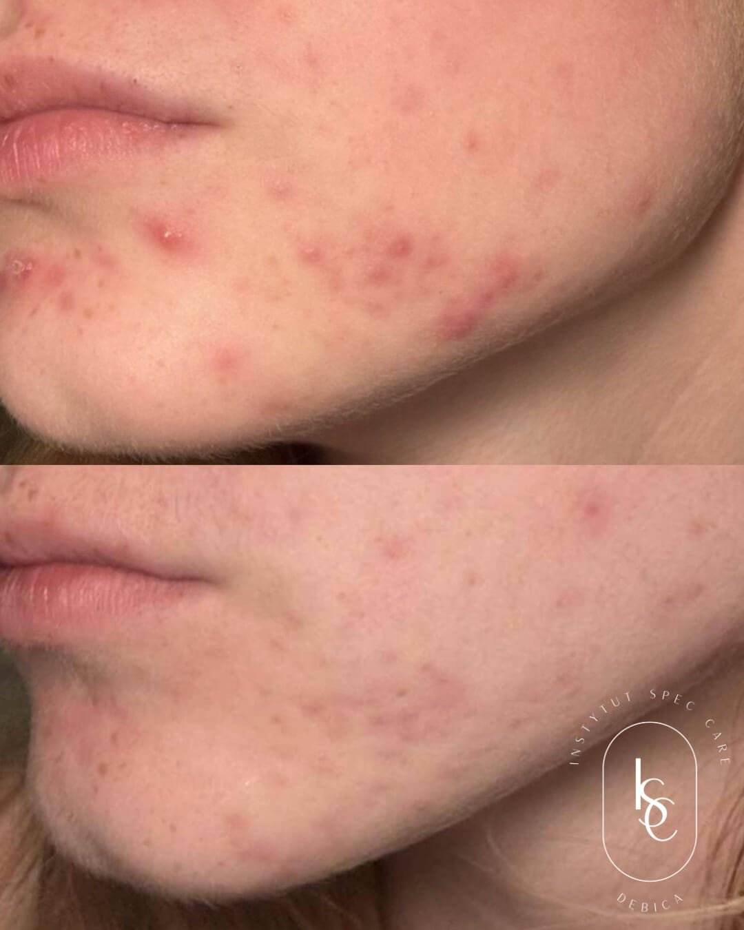 Efekt przed i po. Kosmetolog Dębica